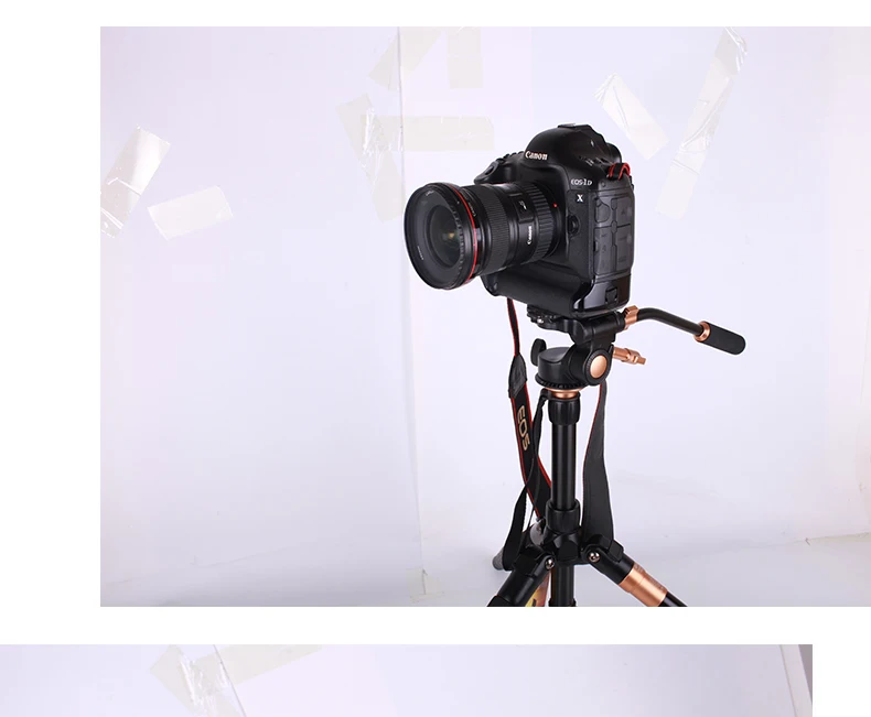QZSD Q08S камера штатив gimbal гидравлическое Демпфирование трехмерная ручка PTZ фотография камера PTZ