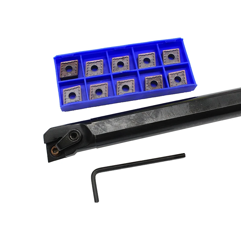 

CNMG120408-LM HP1025 10PCS+1PCS S20R MCLNR12 carbide insert for CNC Lathe Turnning cutter holder turning tools holder