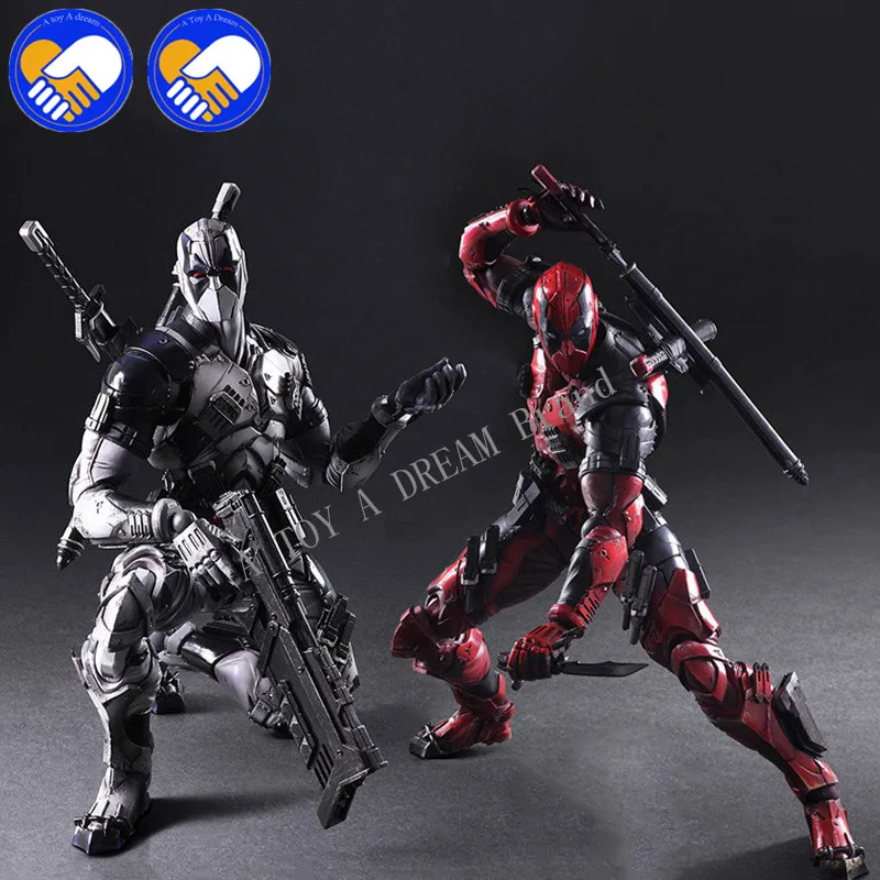 2018 NEW PLAY ARTS 26cm Marvels X-men Deadpool Super Heroes Action Figure Model Toys Red & Gray 2 Choice For Collection Gifts 2018 NEW PLAY ARTS 26cm Marvels X-men Deadpool Super Heroes Action Figure Model Toys Red & Gray 2 Choice For Collection Gifts