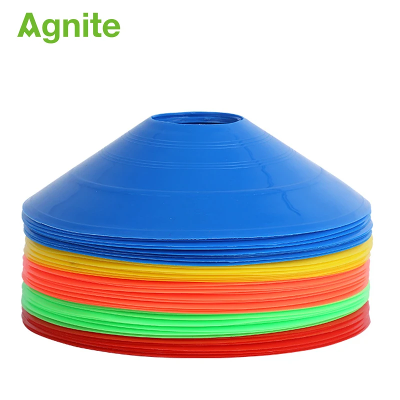 Agnite 5x PE профессиональные дисковые конусы оптом спортивные футбольные