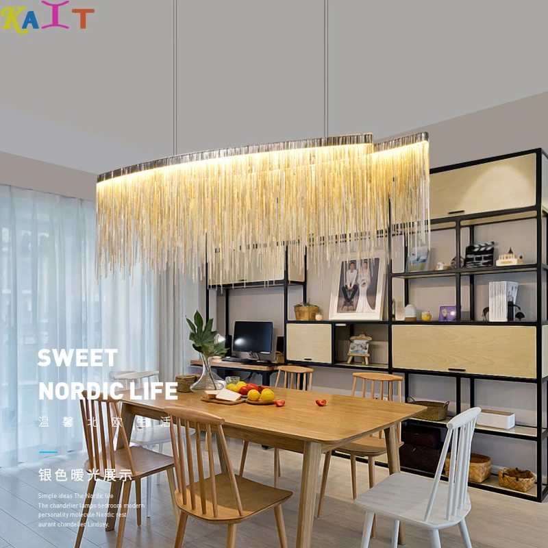 Clearance KAIT Modern Bedroom chandeliers ceiling Dining Room Hanging chain LED chandelier lighting living room 4 Clearance KAIT Modern Bedroom chandeliers ceiling Dining Room Hanging chain LED chandelier lighting living room 4