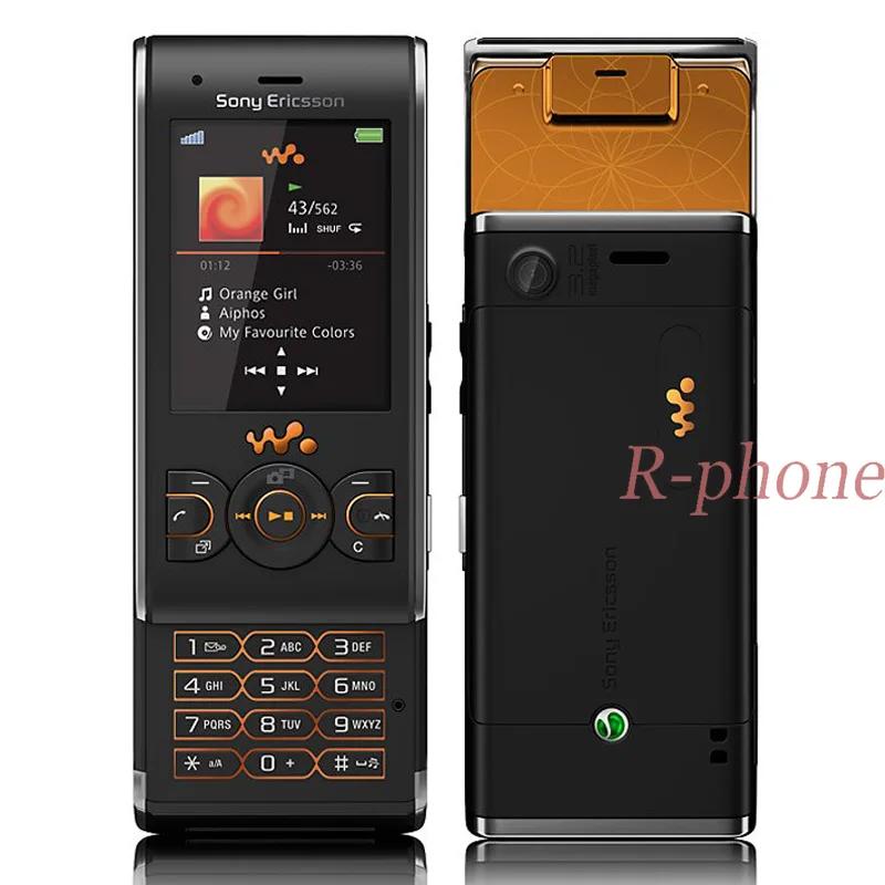 Восстановленный разблокированный мобильный телефон sony Ericsson W595 3.15MP W595