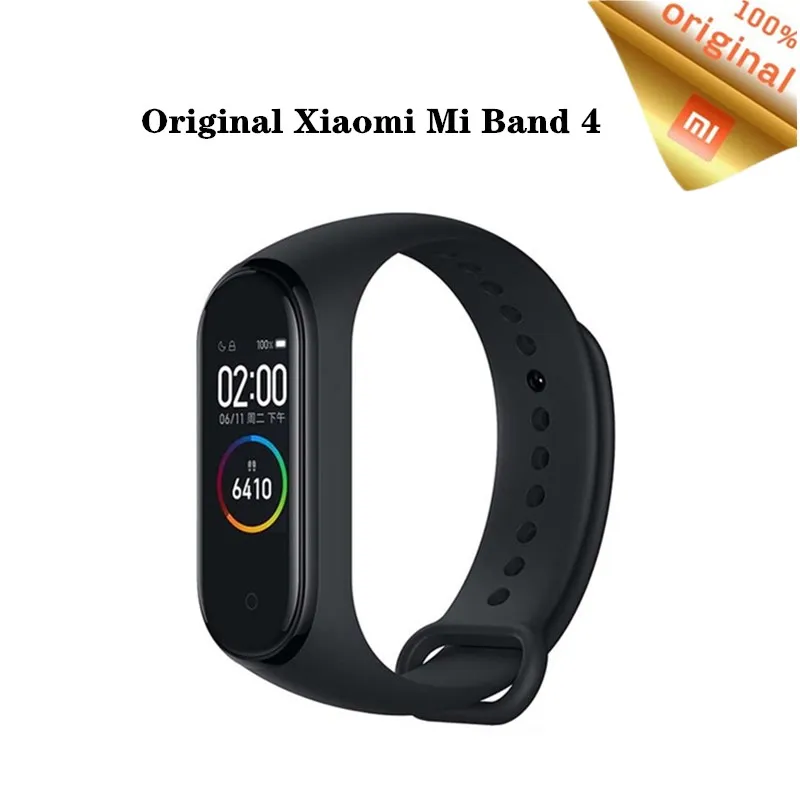 

Stock Original Xiaomi Mi Band 4 Smart Wristband 0.95" Color Screen Bluetooth 5.0 135mAh Heart Rate Fitness Mi Band 4 Bracelet