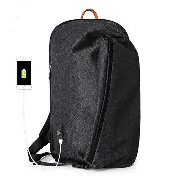 

TC705 Large capacity Men's double shoulder bag computer bag trend young college students Anti-theft schoolbag Backpack