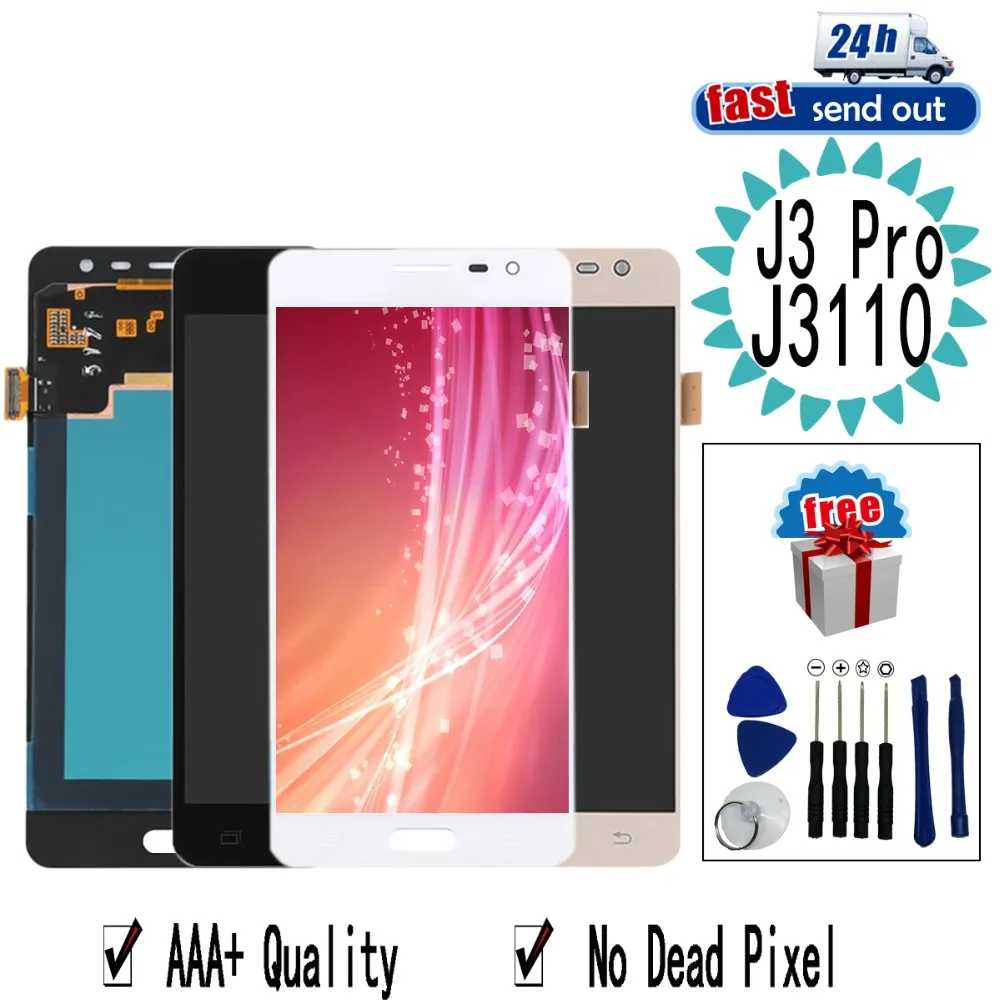 

5.0'' Amoled J3110 LCD For Samsung Galaxy J3 Pro J3Pro J3110 LCD Display Touch Screen Tested Digitizer Assembly