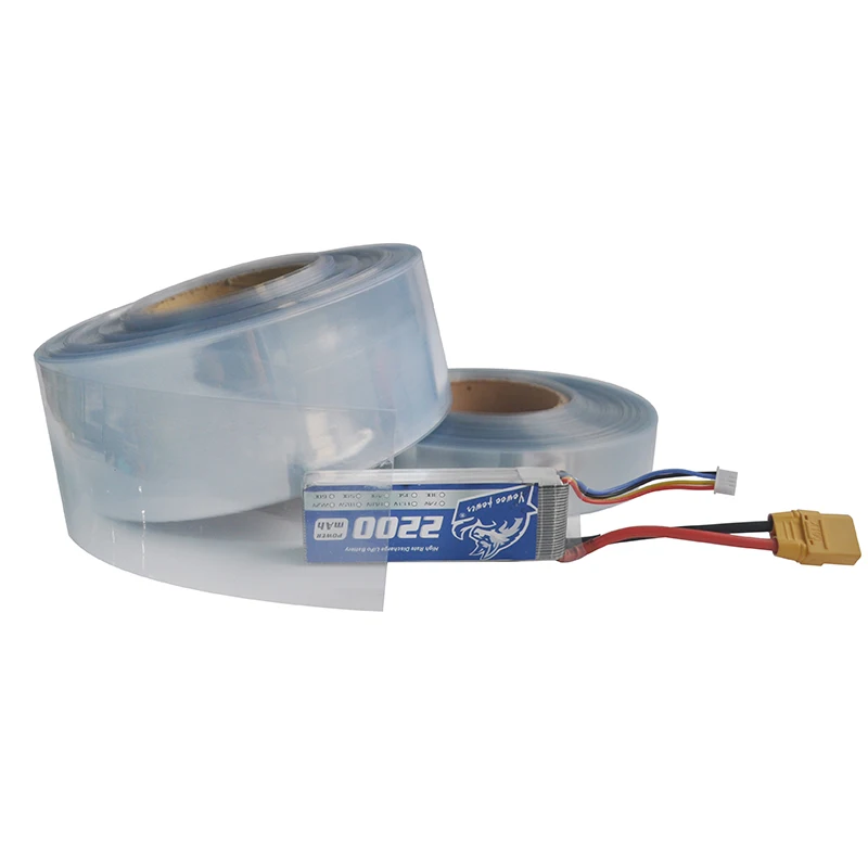 Transparent Clear 1m Length Lipo Battery Casing PVC Heat Shrink Tube