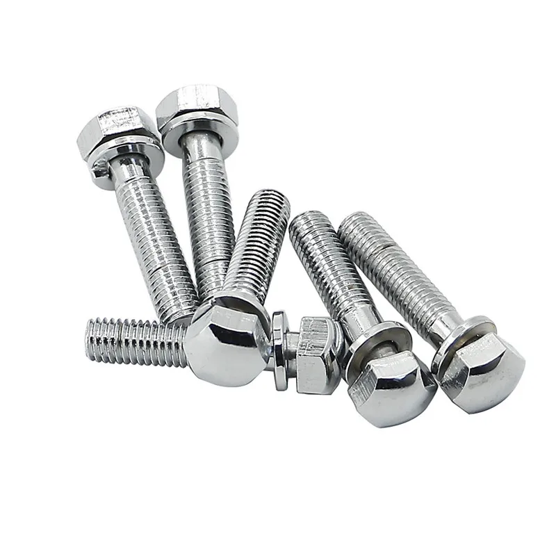 

6PCS 01254-08357 EXHAUST BOLTS screw POLISHED for SUZUKI GT750 GT550 GT380 GT 750 550 380 1972 1973 1974 1975 1975 1977 1978