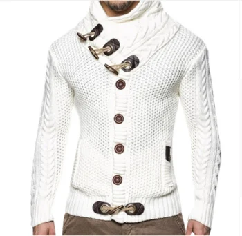 Autumn Winter Fashion Casual Cardigan Sweater Coat Men Loose Fit 100 %Terylene Warm Knitting Clothes Sweater Coats Men 4xl fat mm sweater 2017 autumn winter the new fashion loose cardigan hooded thick knitting casual ms sweater coat m 5xl plus size a