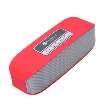 

Newrixing Nr-2014 Wireless Portable Bluetooth Speaker/Color Led Light Stereo Speaker/Outdoor Speaker Support Tf Aux Usb Red Ab