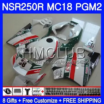 

Kit For HONDA Green white NSR 250 R MC18 PGM2 NSR 250R NS250 NSR250R 88 89 93HM.22 NSR250 R RR NSR250RR 1988 1989 88 89 Fairing