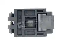 QFP44 TQFP44 FQFP44 PQFP44 FPQ-44-0.8-17 Enplas IC Test Burn-in Socket Programming Adapter 0.8mm Pitch