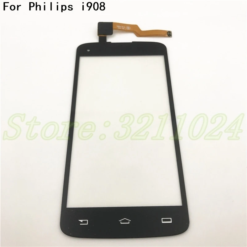 Оригинальная Черная Сенсорная панель 5 0 дюйма для Philips i908 TP смартфона +