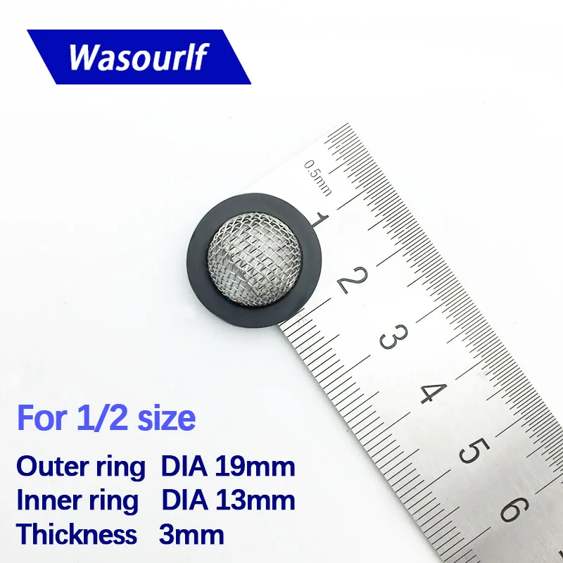 WASOURLF 10 шт. G1/2 G3/4 DN15 насадка для душа сетчатый фильтр резиновое уплотнительное
