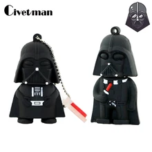 128 ГБ флеш-накопитель с героями мультфильмов Звездные войны Usb флеш-накопитель Дарт Вейдер Memoria Stick 64 Гб Флешка 32 ГБ 16 ГБ 8 ГБ 4 ГБ Внешняя память