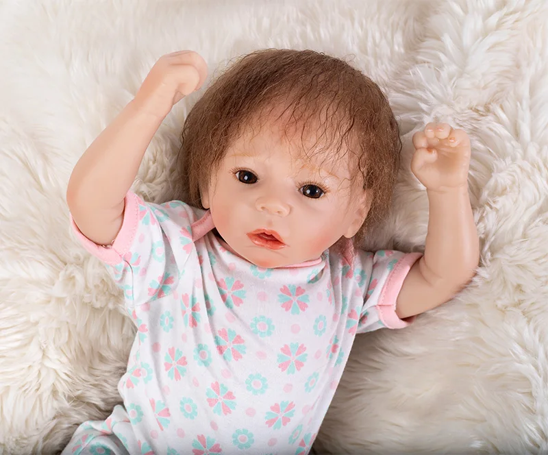 48 см силиконовая кукла Reborn Baby Doll Дети Playmate подарок для девочек Baby Alive мягкие игрушки для букетов кукла Bebes Reborn игрушки фото реквизит