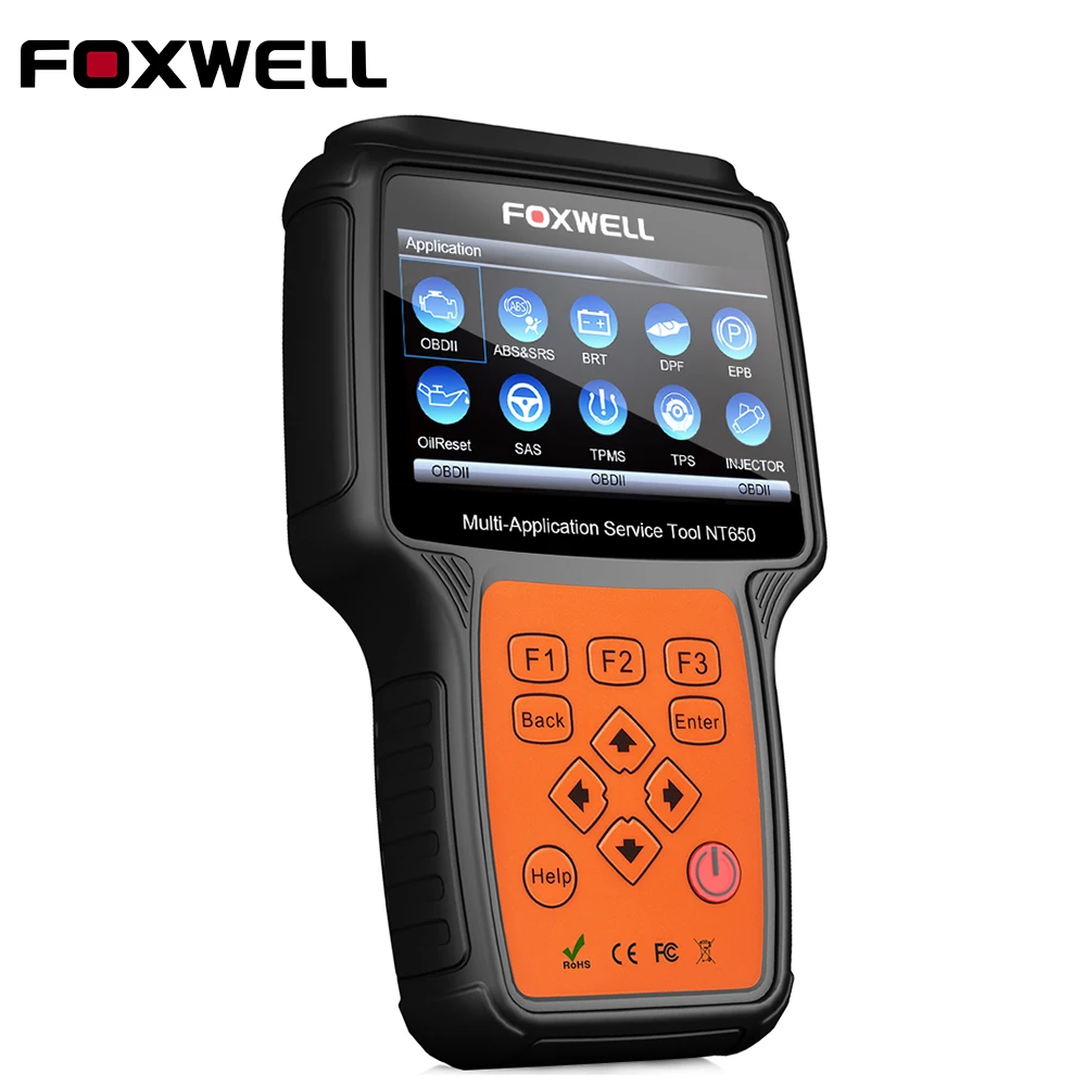 

FOXWELL ODB2 OBD2 Diagnostic Tool for VW BMW Audi Auto Car Erase Error Code Reader DPF Regeneration Oil Reset EPB BMS CVT NT650