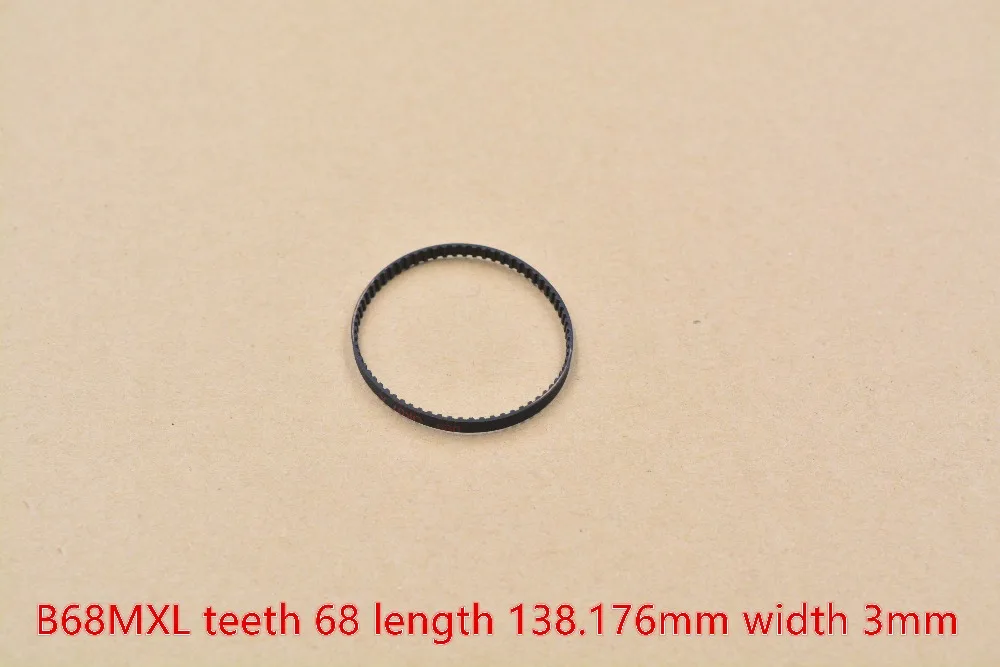 3d printer belt 54MXL B68MXL closed loop rubber timing belt teeth 68 length 138.176mm width 3mm
