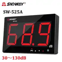 Digital Sound level meter 30~130db large screen display Restaurant Bar Indoor/office/home Wall hanging type noise meter decibel