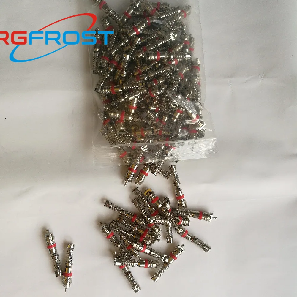 50pcs NBR 8V1 Good Quality Automotive Air-Conditioning Tyre Core LB8000 R12 R134a Refrigeration Tire Valve Stem Copper Cores