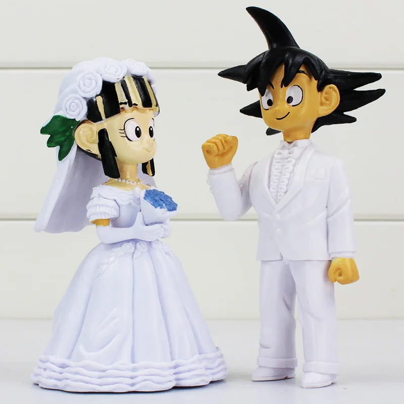 2Pcs/Set Dragon Ball Z Son Goku ChiChi Wedding PVC Action Figure ... 2Pcs/Set Dragon Ball Z Son Goku ChiChi Wedding PVC Action Figure ...