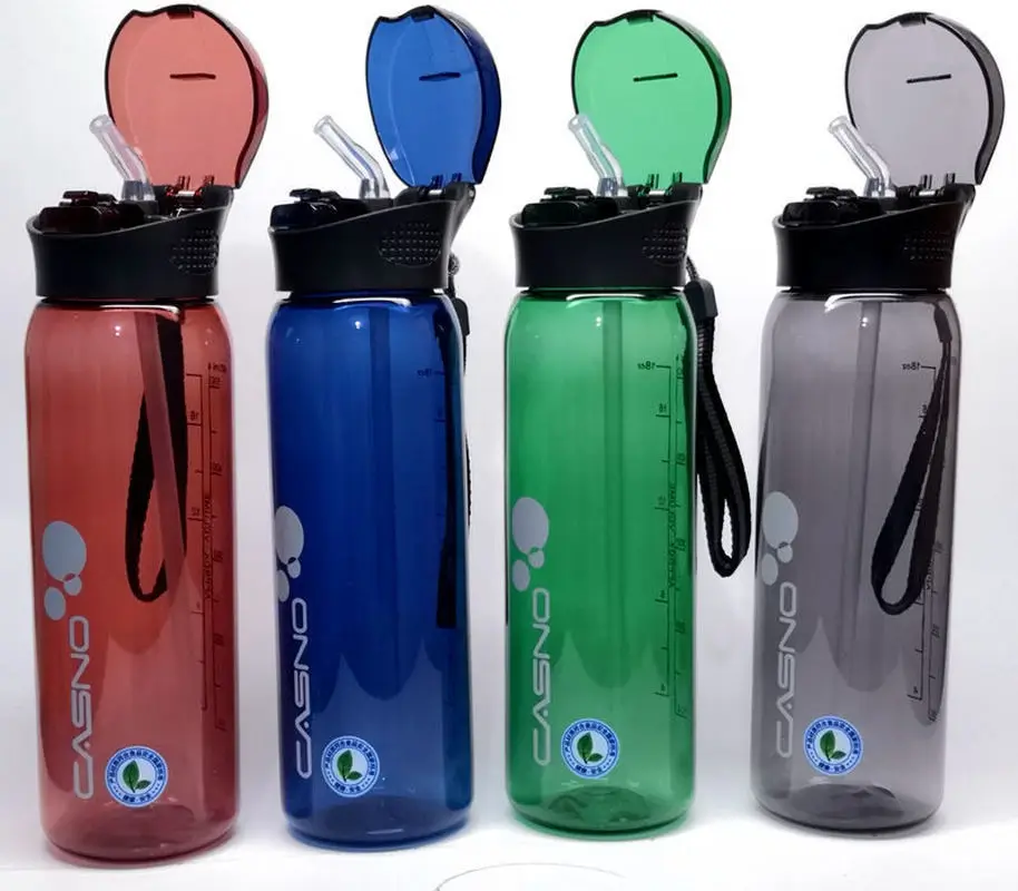 

600ml Sports Water Bottle with Straw Large Capacity Outdoor Sport Water Bottles Portable My Bottle Travel Tour BPA FREE H1202
