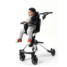 High Landscape Baby Cart Light Four Wheels Stroller Children Trolley Portable Travel Baby Pram Shock Absorber Baby Walker Car baby walker four wheels multi functional go cart with musical piano writing board early learning educational first step car