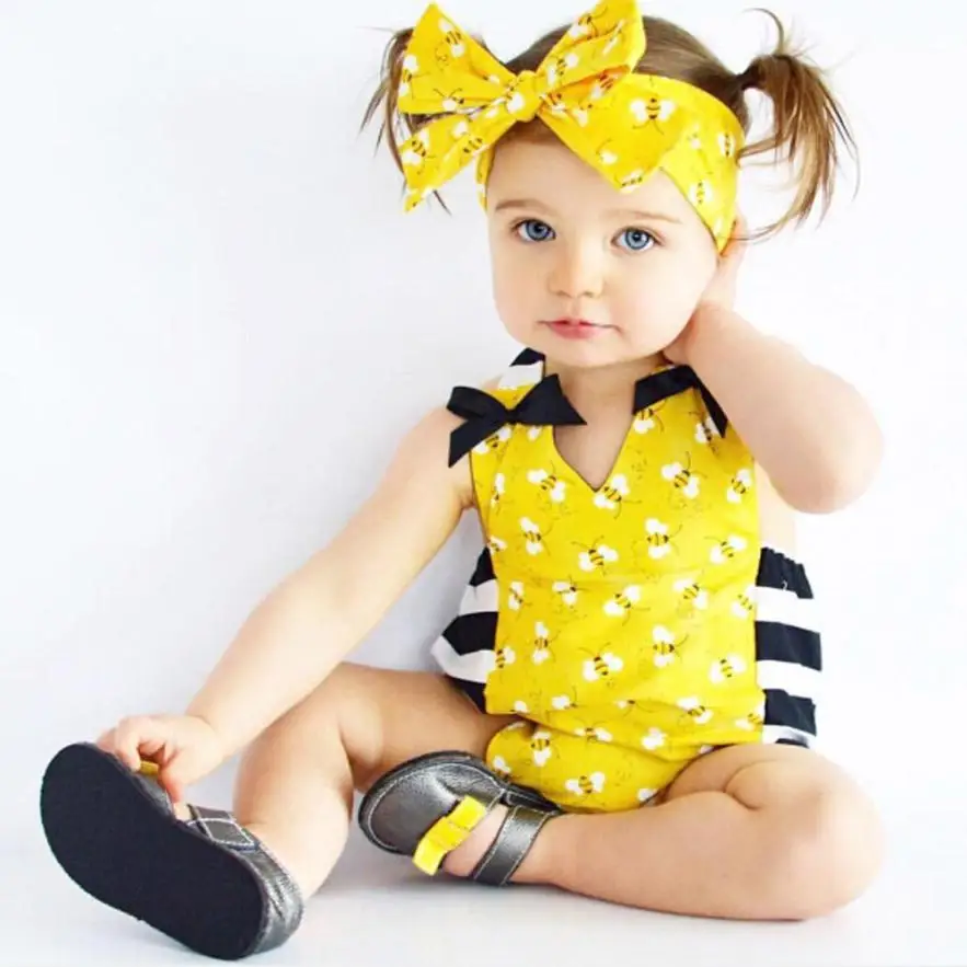 Children Clothing 2017 Infant Kids Baby Girls Leopard Romper Jumpsuit