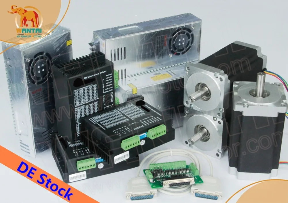 EU Free From DE! Wantmotor 3 Axis Nema34 Stepper Motor 85BYGH450D-008 5.6A 1090oz-in+Driver DQ860MA 80V 7.8A 256Micro Faster
EU Free From DE! Wantmotor 3 Axis Nema34 Stepper Motor 85BYGH450D-008 5.6A 1090oz-in+Driver DQ860MA 80V 7.8A 256Micro Faster