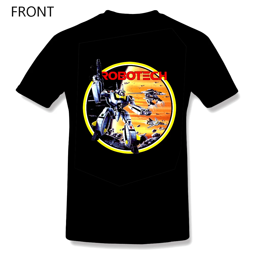

80's Anime Classic Robotech Role-Playing Cover Art Custom T-shirt Any Color Short Sleeve Casual Printed Tee Size T Shirt