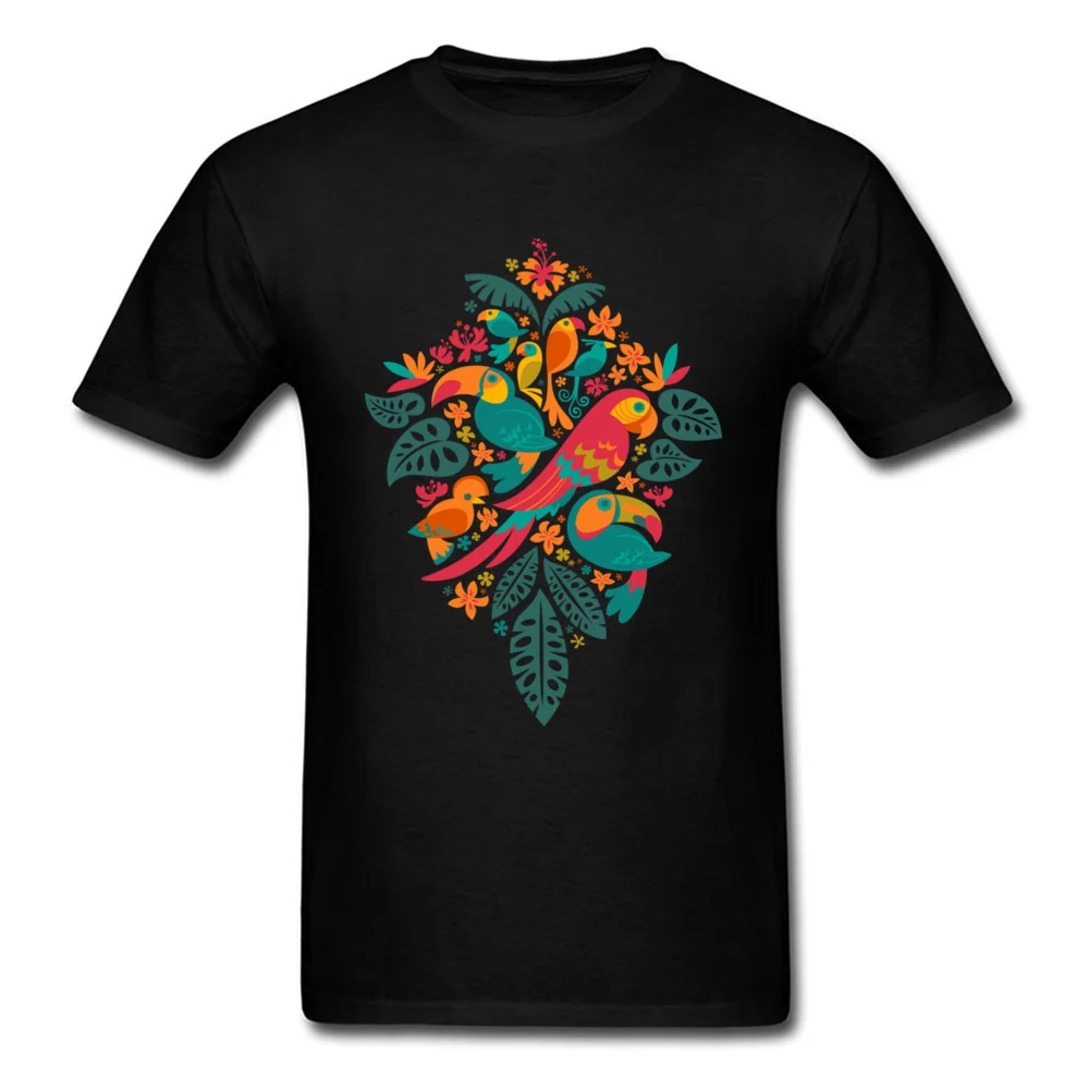 Tropicana T-shirts 2018 New Short Sleeve Simple Style Pure Cotton O Neck Male Tops T Shirt Normal T Shirt Summer/Fall Tropicana black