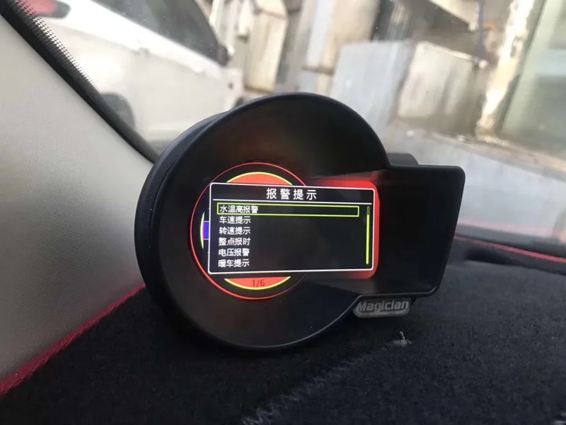 Профессиональный волшебник OBD Head Up display Автомобильный цифровой измеритель скорости вольтажа и т. Д. Автоматический диагностический инструмент для сигнализации температуры воды