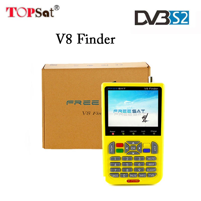 

Freesat V8 Finder HD DVB-S2/S High Definition Satellite Finder MPEG-2 MPEG-4 Freesat satellite Finder Meter V-71 HD pk 6916 6906
