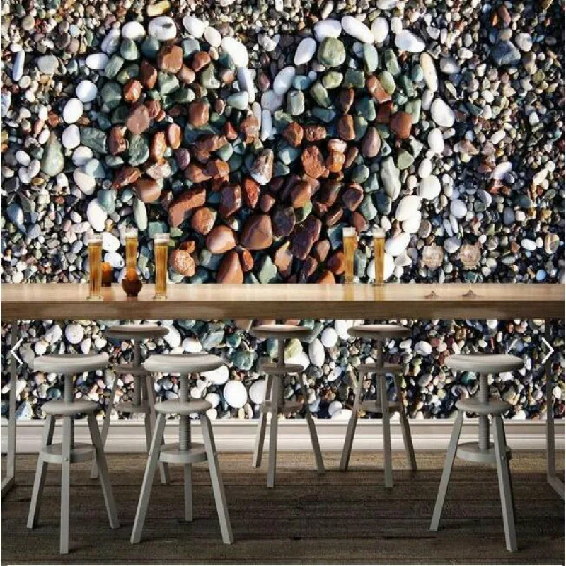 Us 15 95 45 Off Heart Shaped Stone To Draw Large Scale Murals Wallpaper Living Room Bedroom Wall Paintings Tv Background Wall 3d Wallpaper In