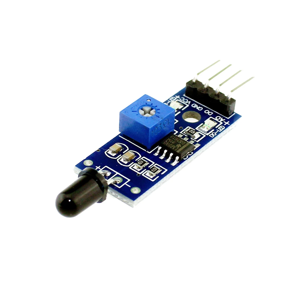 

10pcs/lot Flame Sensor Module Ignition Source Fire Detection Module Detects Infrared Receiver Module