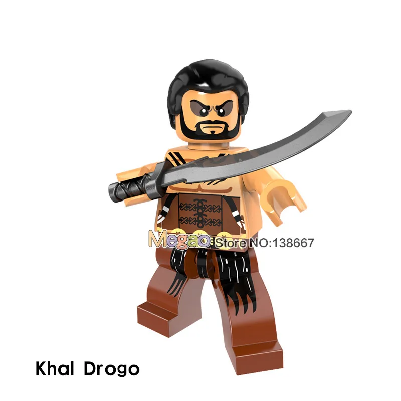

Building Blocks Single sale Khal Drogo PG1061 Daenerys Targaryen Jaime Lannister Robb Stark Arya Stark Legoing Bricks Gift Toys