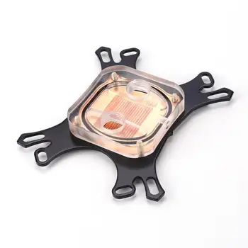

Transparent CPU Water Block Waterblock Copper Base CPU Water Cooler Computer PC Cooling Radiator for Intel for AMD with Screws