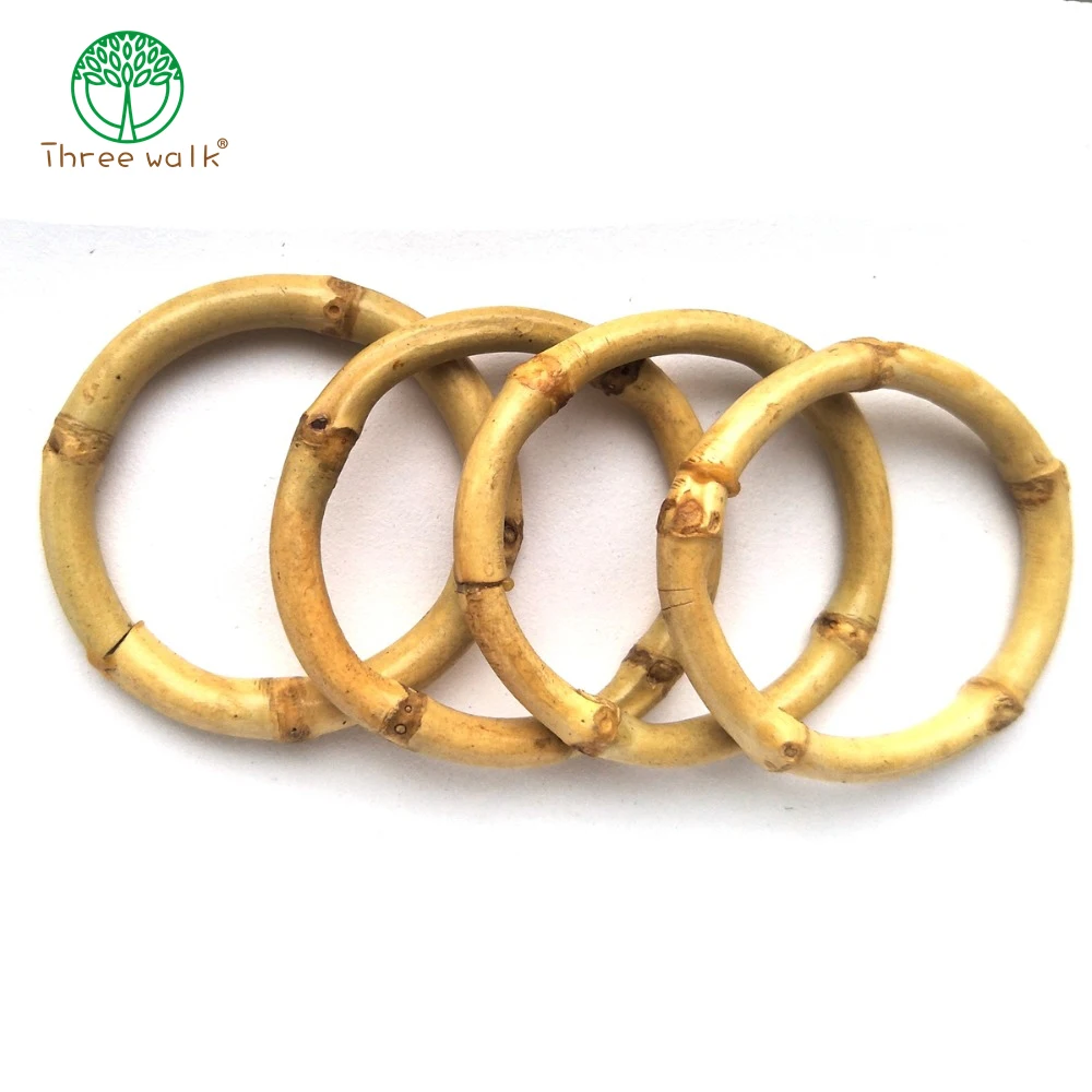 

20pcs 5cm bamboo Ring DIY earrings Wood jewelry findings