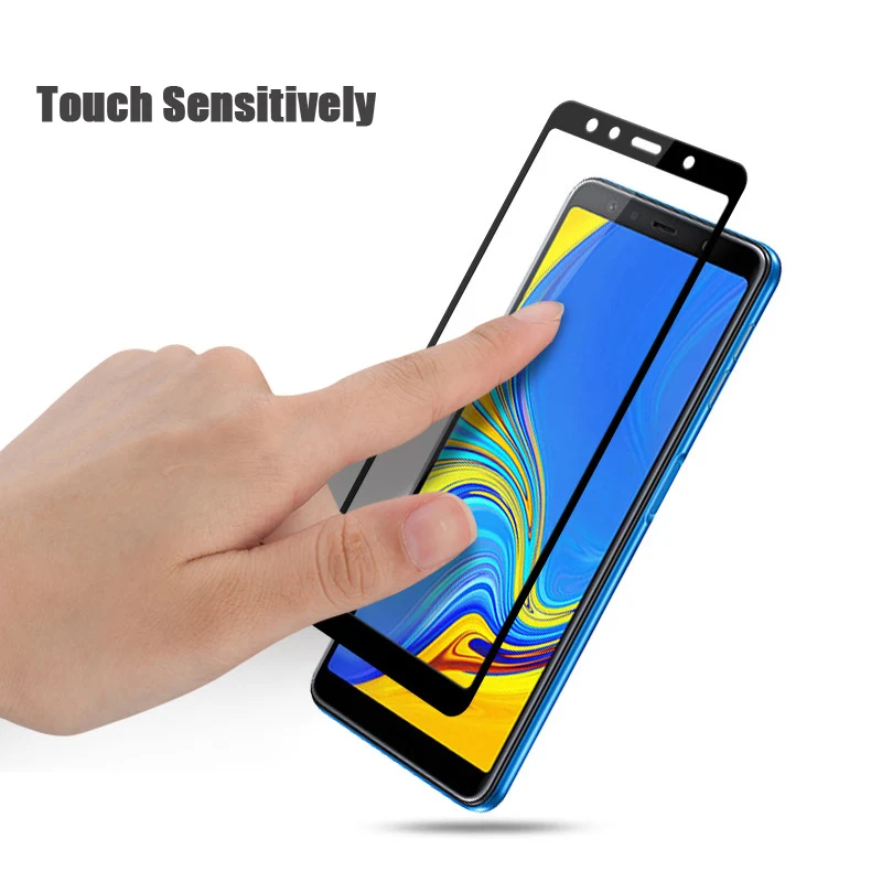 2-CCDZ-9H-Full-Cover-Transparent-Tempered-Glass-For-Samsung-Galaxy-A7-2018-A750-Screen-Protector-Toughened