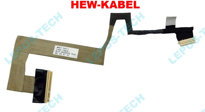 Новый ЖК-кабель для MSI U100 U110 U90 U115 U120 U130 MS-N011X N011 ЖК-дисплей кабель LVDS гибкий