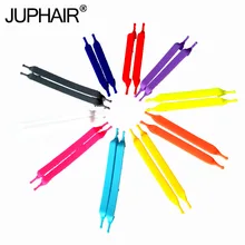 JUP 50 Sets/1000 Pcs of Silicone Laces Fashion Young Elastic No Tie All Sneakers Fit Girls Boots Shoes Accessories Free shipping