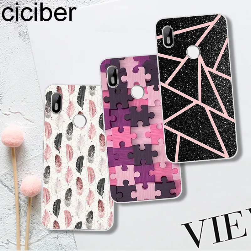 

ciciber For BQ Aquaris C U2 U X5 V VS X2 X Lite Pro Plus E5 E4.5 M5 M5.5 M4.5 Back Cover Clear TPU Phone Case Color Art Pattern