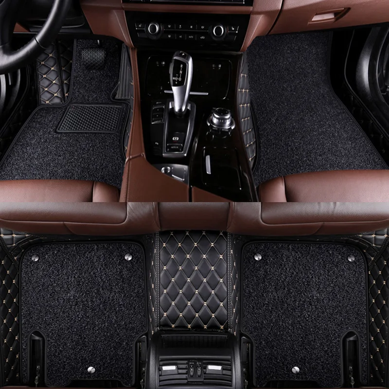 

Custom fit car floor mats for Audi A1 A3 A4 B8 B7 B6 B5 A6 C6 C7 A8 A8L Q3 Q5 Q7 heavy duty car styling carpet foot case liner