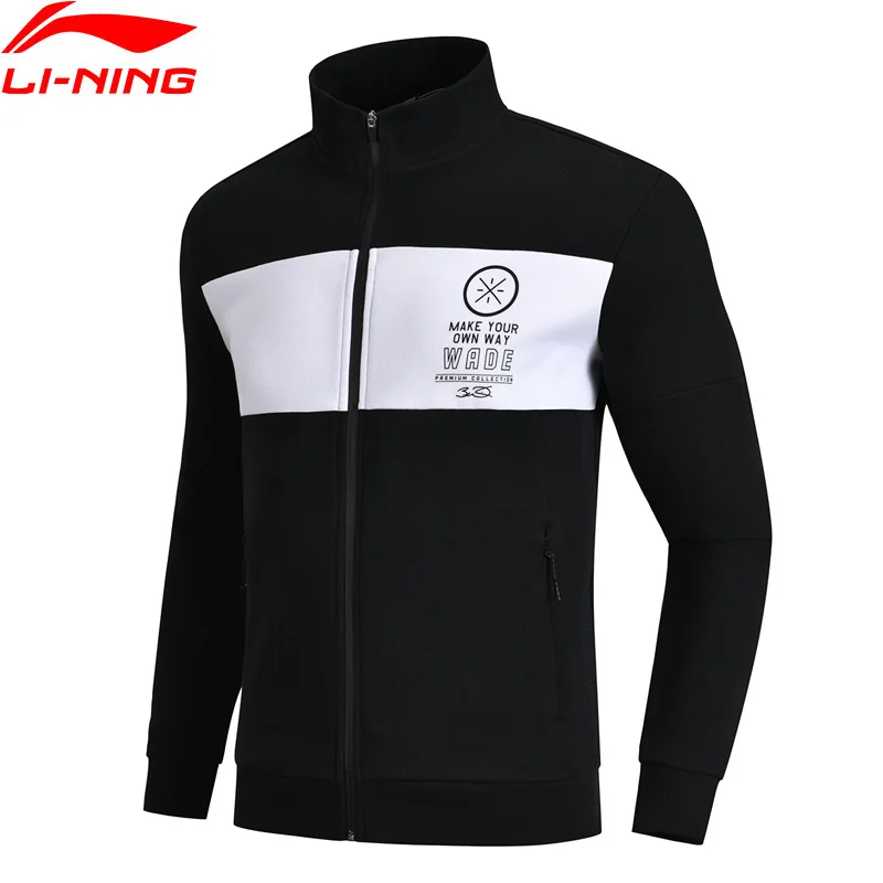 

Li-Ning Men Wade Series Sweater Zipper Closure Regular Fit 66% Cotton 34% Polyester LiNing Comfort Sports Tops AWDN663 CJAS18