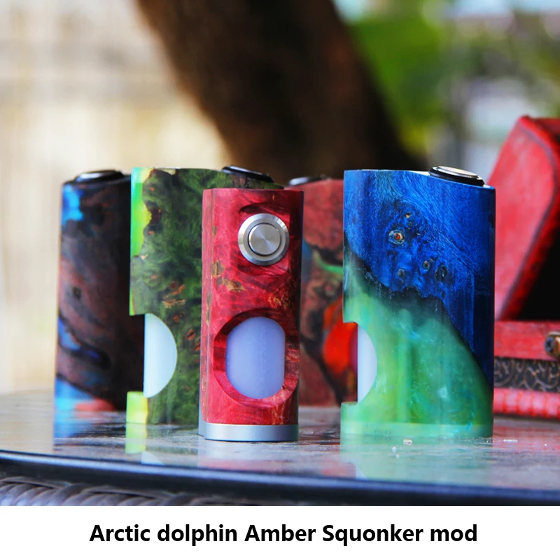 Оригинальный батарейный блок Arctic Dolphin янтарный сквонк мод 18650 для вейпа с