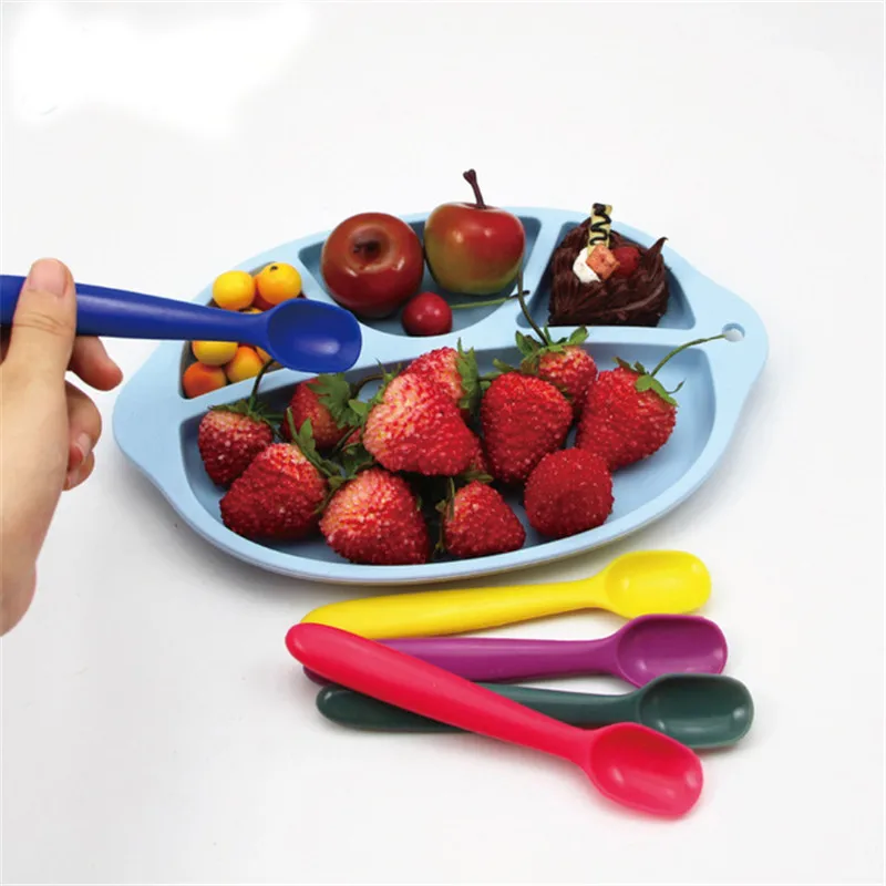 

Baby Silicone Spoon Training Spoon Baby Feeding Soft Head Spoon Silicone Spoon Cutlery Set Solid Feeding Utensils