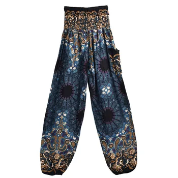 

Women Thai Harem Trousers Boho Festival Hippy Smock High Waist Pants trousers pants for Women's pants W702