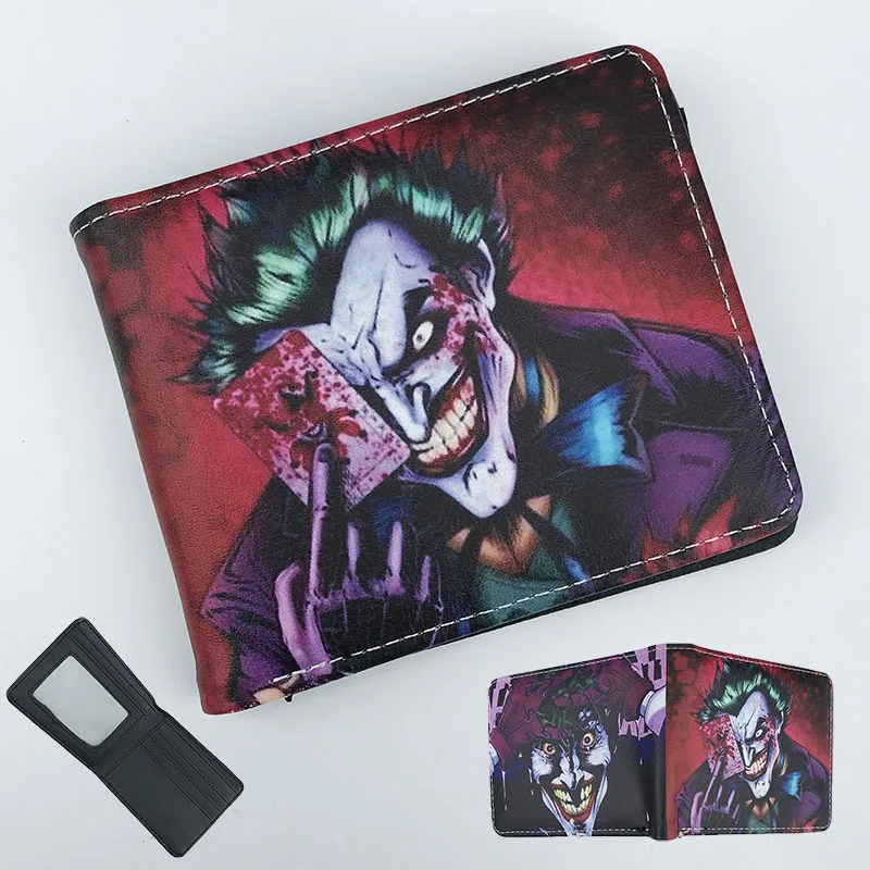Classic Joker Jack Napie Wallet Young Men and Women Short Bifold