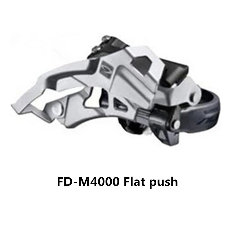 SHIMANO ALIVIO FD-M4000/FD-T4000 плоский пуш-ап/одно кольцо для горного велосипеда передний циферблат 9/27 скорость передний переключатель - Цвет: M4000 Flat push