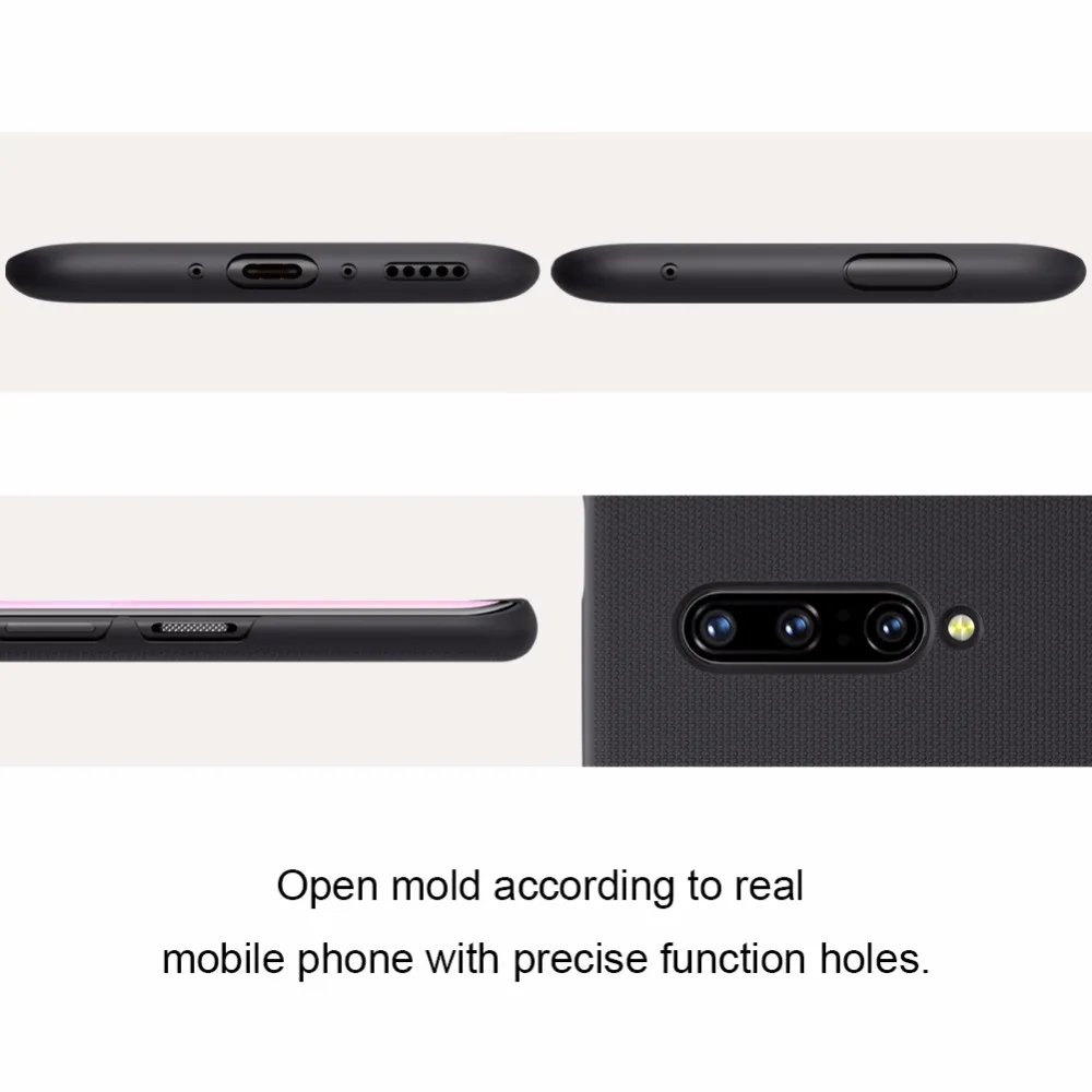 Чехол NILLKIN Oneplus 7 pro чехол One plus матовый в горошек задняя крышка подарок держатель