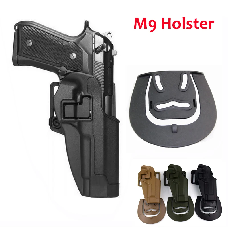 Military Belt Holster Beretta M9 92 96 92fs Pistol Waist Holster Tactical Hunting Airsoft Gun Holster Right Hand For M9 Holster 